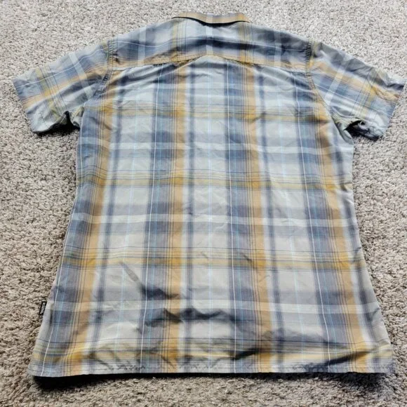 Kuhl Shirt Men’s Small Plaid Short Sleeve Hiking Button Up - Picture 6 of 8